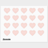 Cute Blush Pink Heart Stickers (Vel)