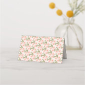 Cute Blush Pink Springtime Floral Plaatskaartje (Achterkant)