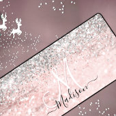 Cute blush roze faux bureaumat