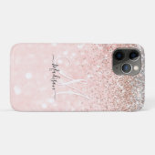 Cute blush roze faux Case-Mate iPhone case (Achterkant (horizontaal))