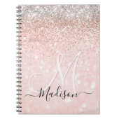 Cute blush roze faux notitieboek (Voorkant)