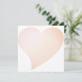 Cute blush roze grote hartslag eenvoudige minimali (Staand voorkant)