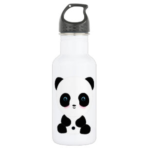 Cute Blushing Panda Beer Waterfles
