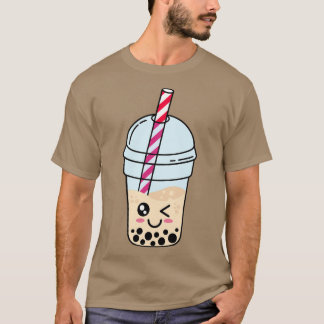 Cute Boba Bubble Pearl Tapioca Milk Tea T-shirt