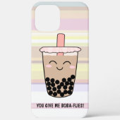 Cute Boba Milk Tea Pun Case-Mate iPhone Case (Achterkant)
