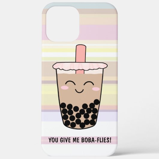 Cute Boba Milk Tea Pun Case-Mate iPhone Case (Achterkant)