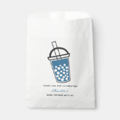 Cute Boba Tea Baby shower Dank u persoonlijk Bedankzakje (Voorkant)
