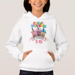 Cute Boba Tea Birthday Celebration Hoodie<br><div class="desc">Deze schattige boba theehoodie is het perfecte outfit voor je boba-thematisch verjaardagsfeest! Pas het aan met jouw naam en leeftijd en laat het feest beginnen!</div>