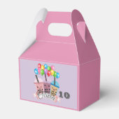 Cute Boba Tea Birthday Party Favor Box Bedankdoosjes (Voorkant Zijde)
