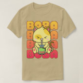 Cute Boba Tea Cat T-shirt (Design voorkant)