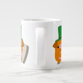 Cute Bodhran Cartoon Pig Grote Koffiekop (Achterkant)