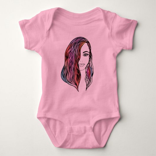 Cute bodysuits met een afbeelding (Voorkant)