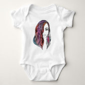 Cute bodysuits met een afbeelding (Voorkant)