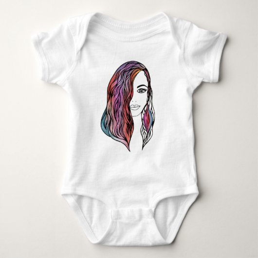 Cute bodysuits met een afbeelding (Voorkant)