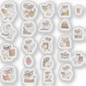 Cute Boeken Eend Sticker Pack 1 (Voorkant)