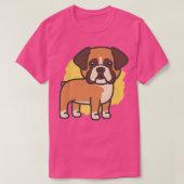 Cute Boer Dog Eigenaar Puppy Pet Hondenliefhebber  T-shirt (Design voorkant)