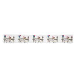 Cute Boer Goat Birthday Party Ribbon Satijnen Lint