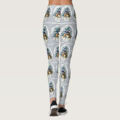 Cute Boerboel Kerstmis Leggings (Achterkant)