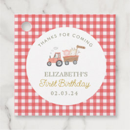 Cute Boerderij Animal Barnyard Birthday Bedankjes Labels