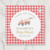 Cute Boerderij Animal Barnyard Birthday Bedankjes Labels (Achterkant)