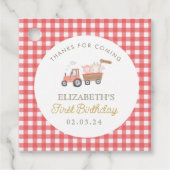 Cute Boerderij Animal Barnyard Birthday Bedankjes Labels (Voorkant)