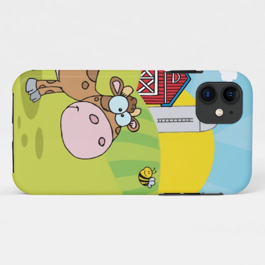 Cute Boerderij iPhone 5 Hoesje (Achterkant (horizontaal))