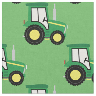 Cute Boerderij Kinder Tractor Green Stof