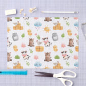 Cute Boerderij Life and Boerderij Baby Animals Pat Tissuepapier (Craft)