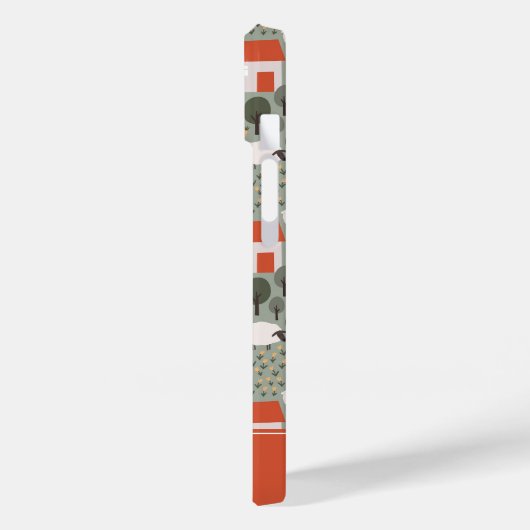 Cute Boerderij Scene Pattern Case-Mate iPhone Case (Achterkant / Links)