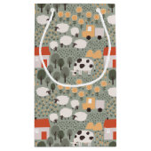 Cute Boerderij Scene Pattern Klein Cadeauzakje (Achterkant)
