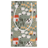 Cute Boerderij Scene Pattern Klein Cadeauzakje (Voorkant)