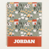 Cute Boerderij Scene Pattern Planner (Voorkant)