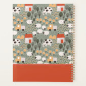 Cute Boerderij Scene Pattern Planner (Achterkant)