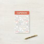 Cute Boerderij Scene Pattern Post-it® Notes (Op bureau)