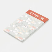 Cute Boerderij Scene Pattern Post-it® Notes (Schuin)