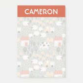 Cute Boerderij Scene Pattern Post-it® Notes (Voorkant)