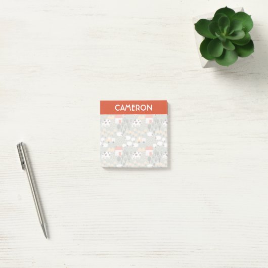 Cute Boerderij Scene Pattern Post-it® Notes (Kantoor)