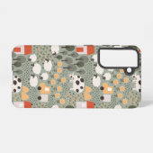 Cute Boerderij Scene Pattern Samsung Galaxy Hoesje (Achterkant horizontaal)