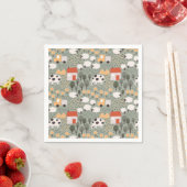 Cute Boerderij Scene Pattern Servet (Insitu)