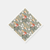 Cute Boerderij Scene Pattern Servet (Hoek)