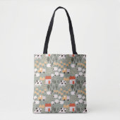 Cute Boerderij Scene Pattern Tote Bag (Voorkant)