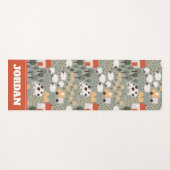 Cute Boerderij Scene Pattern Yogamat (Voorkant (horizontaal))