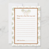 Cute Boerderij Schuur Baby Shower  Kaart (Voorkant)