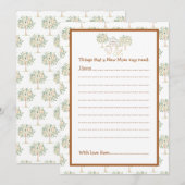 Cute Boerderij Schuur Baby Shower  Kaart (Voorkant / Achterkant)