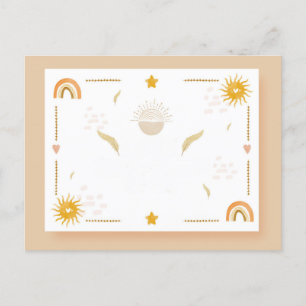 Cute Bohemian briefkaart