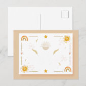 Cute Bohemian briefkaart (Voorkant / Achterkant)