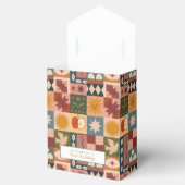 Cute Bohemian Celestial Patchwork Bedankdoosjes (Geopend)