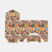 Cute Bohemian Celestial Patchwork Bedankdoosjes (Uitgevouwen)