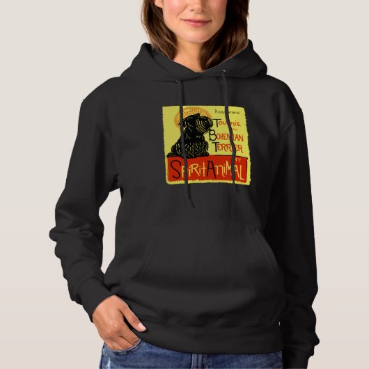Cute Bohemian Terrier Dog Cesky Terrier Hoodie (Voorkant)