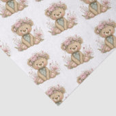 Cute Boho Animal Birthday Party Tissuepapier (Detail)